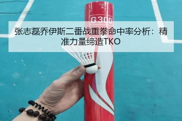 张志磊乔伊斯二番战重拳命中率分析：精准力量缔造TKO